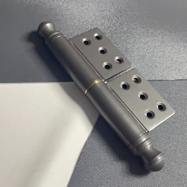 加厚不锈钢防盗门合页重型铰链枪灰色荷花头直铰 喷漆款