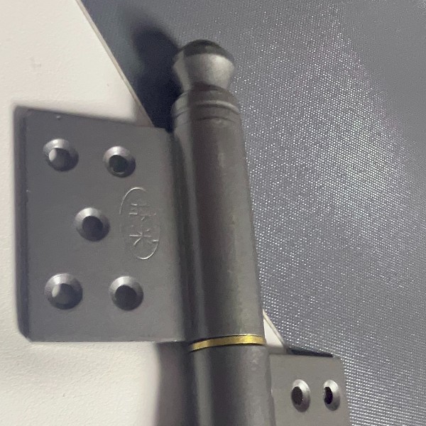 加厚不锈钢防盗门合页重型铰链枪灰色荷花头直铰 喷漆款