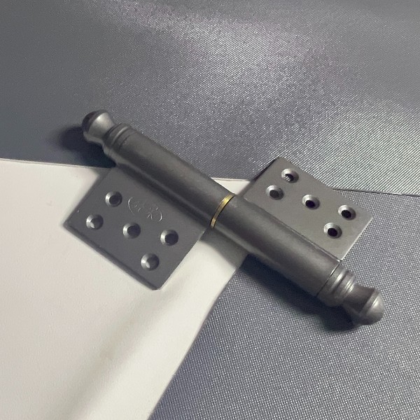 加厚不锈钢防盗门合页重型铰链枪灰色荷花头直铰 喷漆款